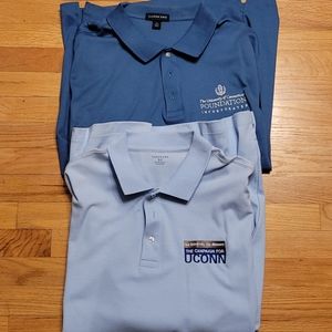 2 pac UCONN Foundation short sleeve polos